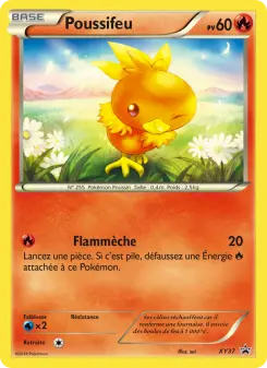Poussifeu — carte XY37 de l’extension Promo XY