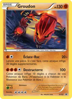 Groudon — carte XY52 de l’extension Promo XY