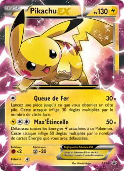 Pikachu EX — carte XY84 de l’extension Promo XY