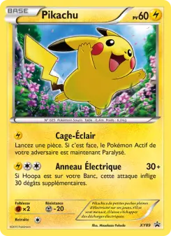 Pikachu — carte XY89 de l’extension Promo XY